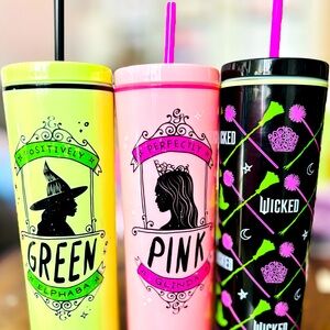 Wicked Tumbler Cup Set. Harder to find as a complete set